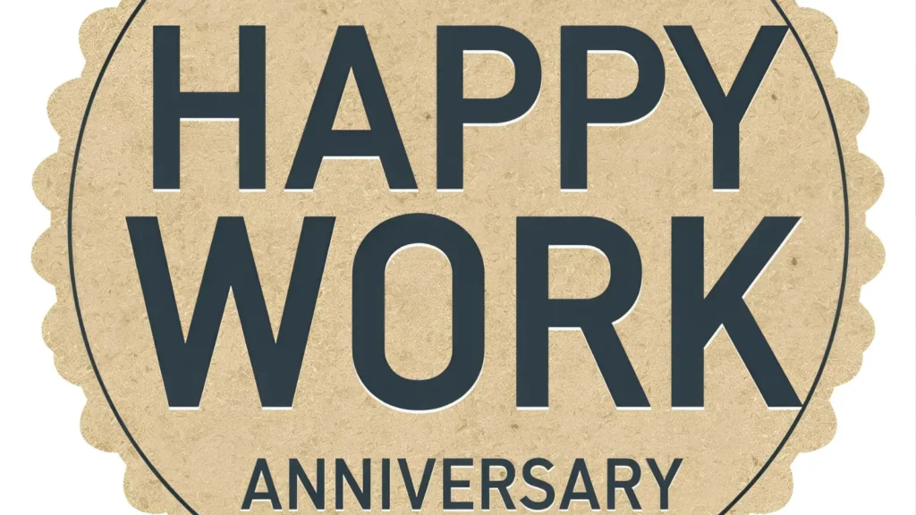 happy work anniversary