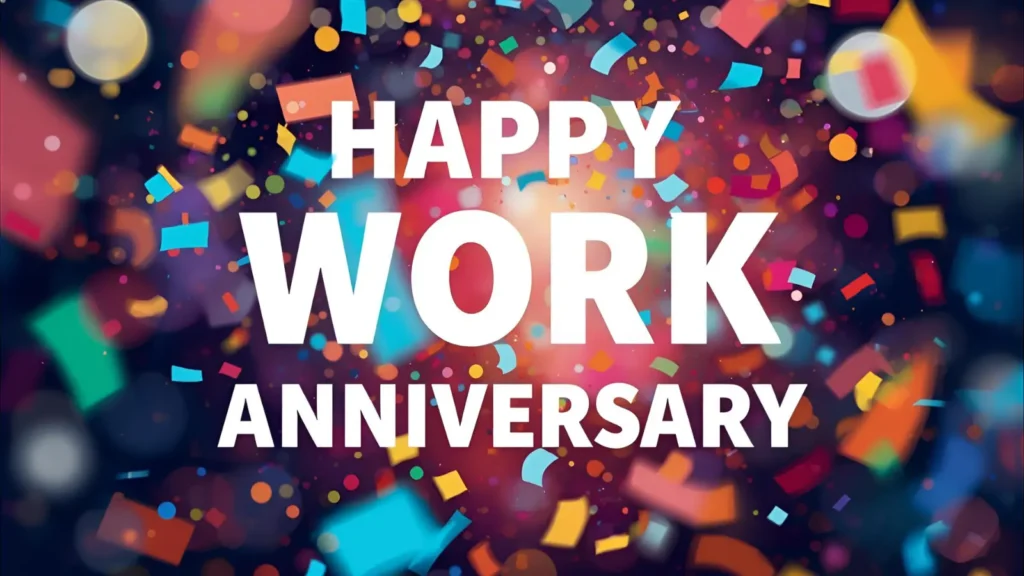 happy work anniversary images
