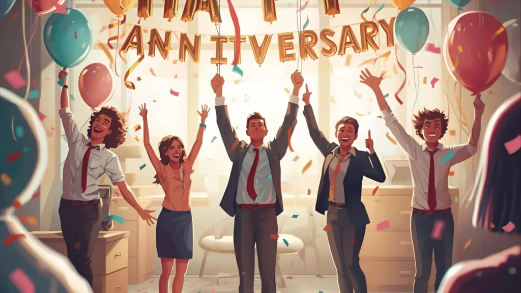 happy work anniversary images