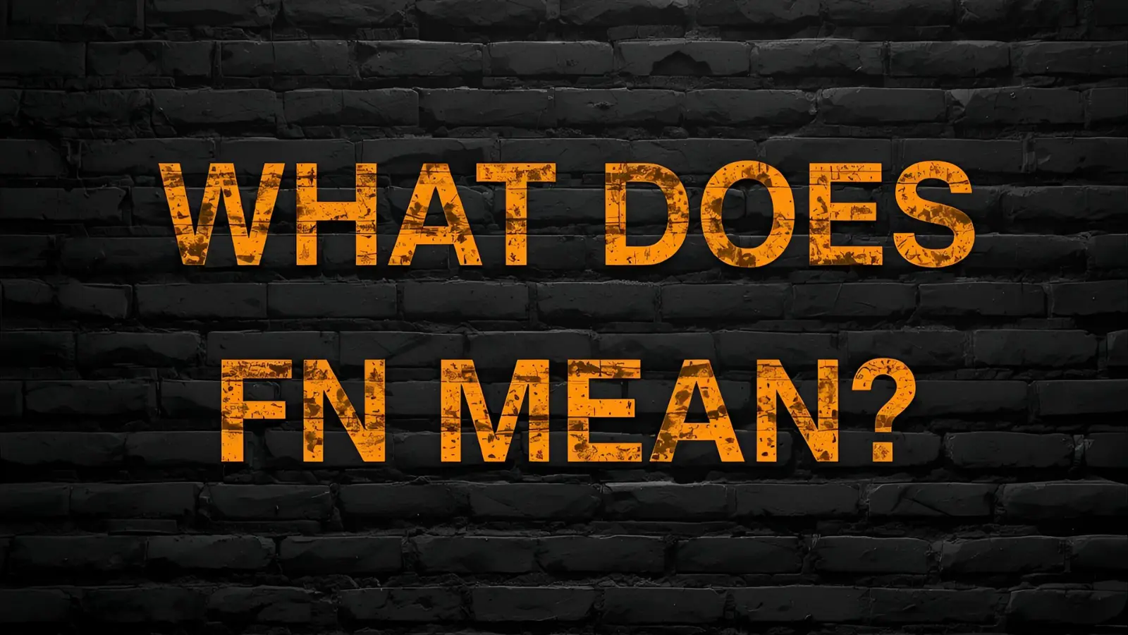 What Does FN Mean