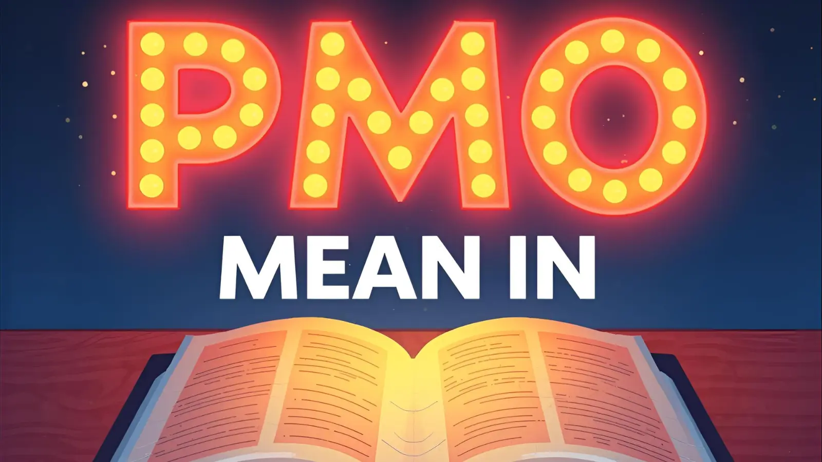 What Does PMO Mean in Text
